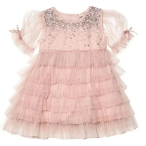 Tutu Du Monde Dress color Petal size 6-12 Months